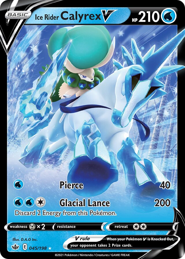 Ice Rider Calyrex V 045/198 Ultra Rare