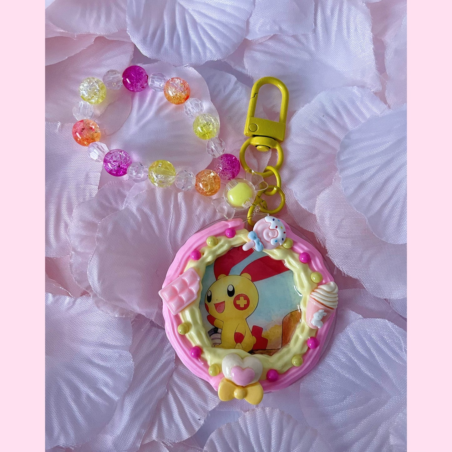 'Plusle' Kawaii Keychain