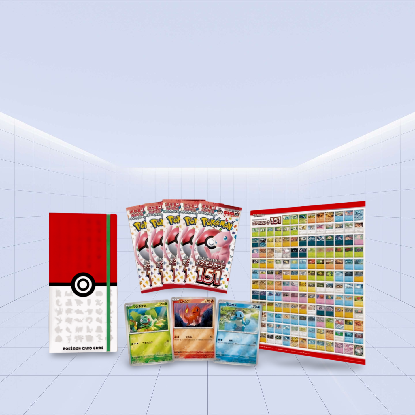 151 Card File Set-Pokémon Ball version