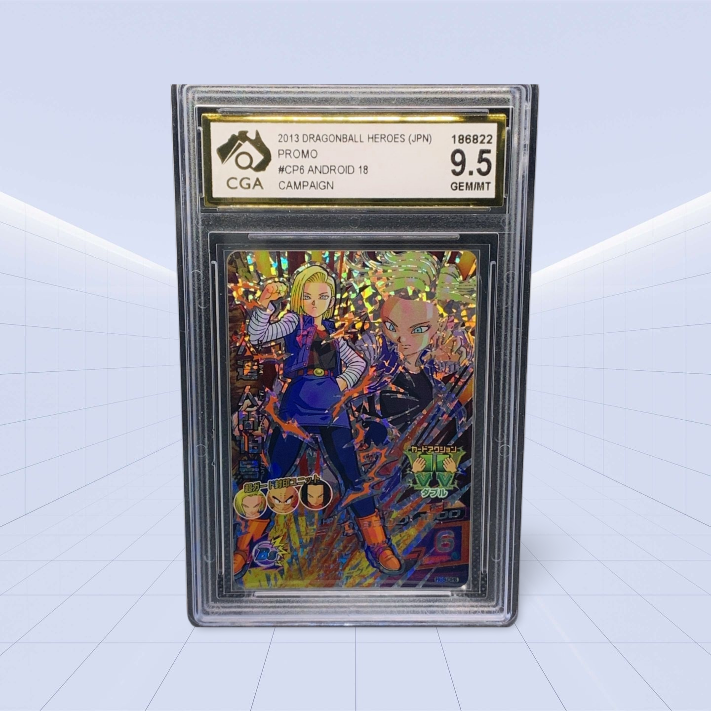 #CP6 ANDROID 18 CGA GEM/MNT 9.5