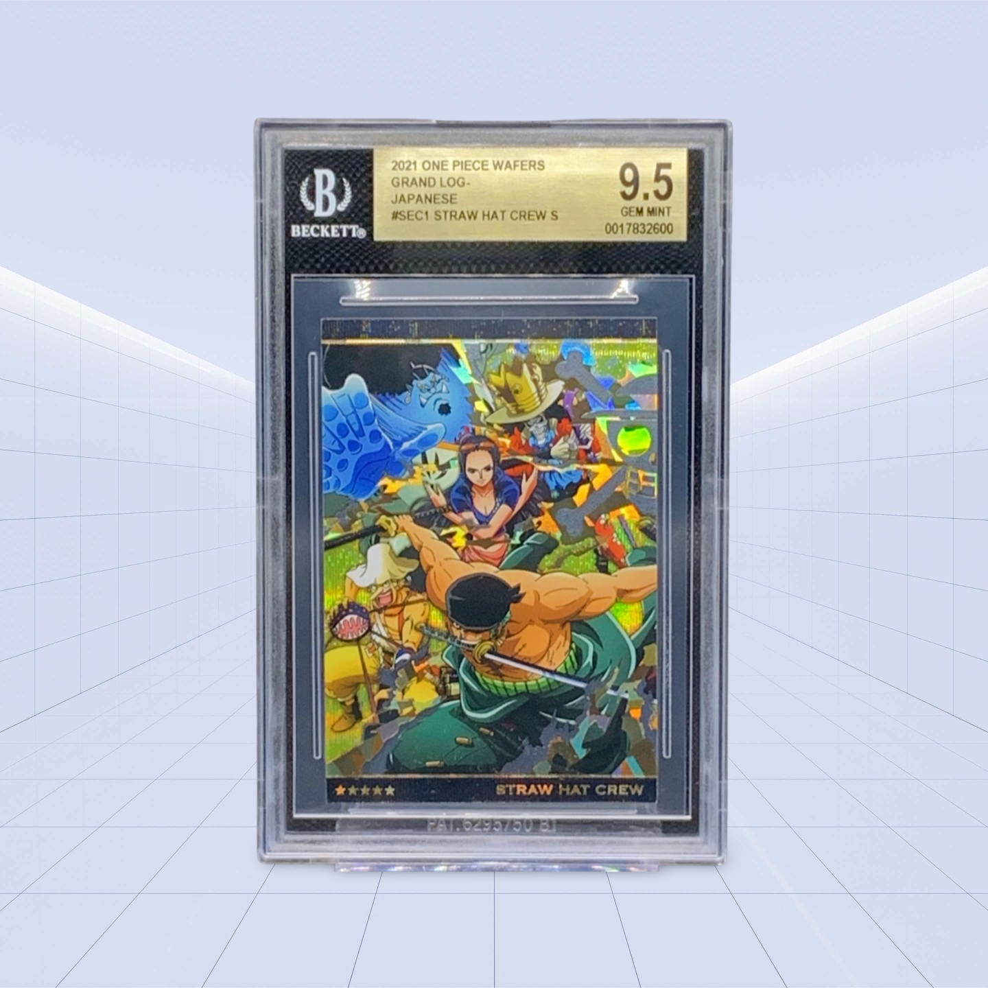 #SEC1 Straw Hat Crew S BGS MINT 9.5
