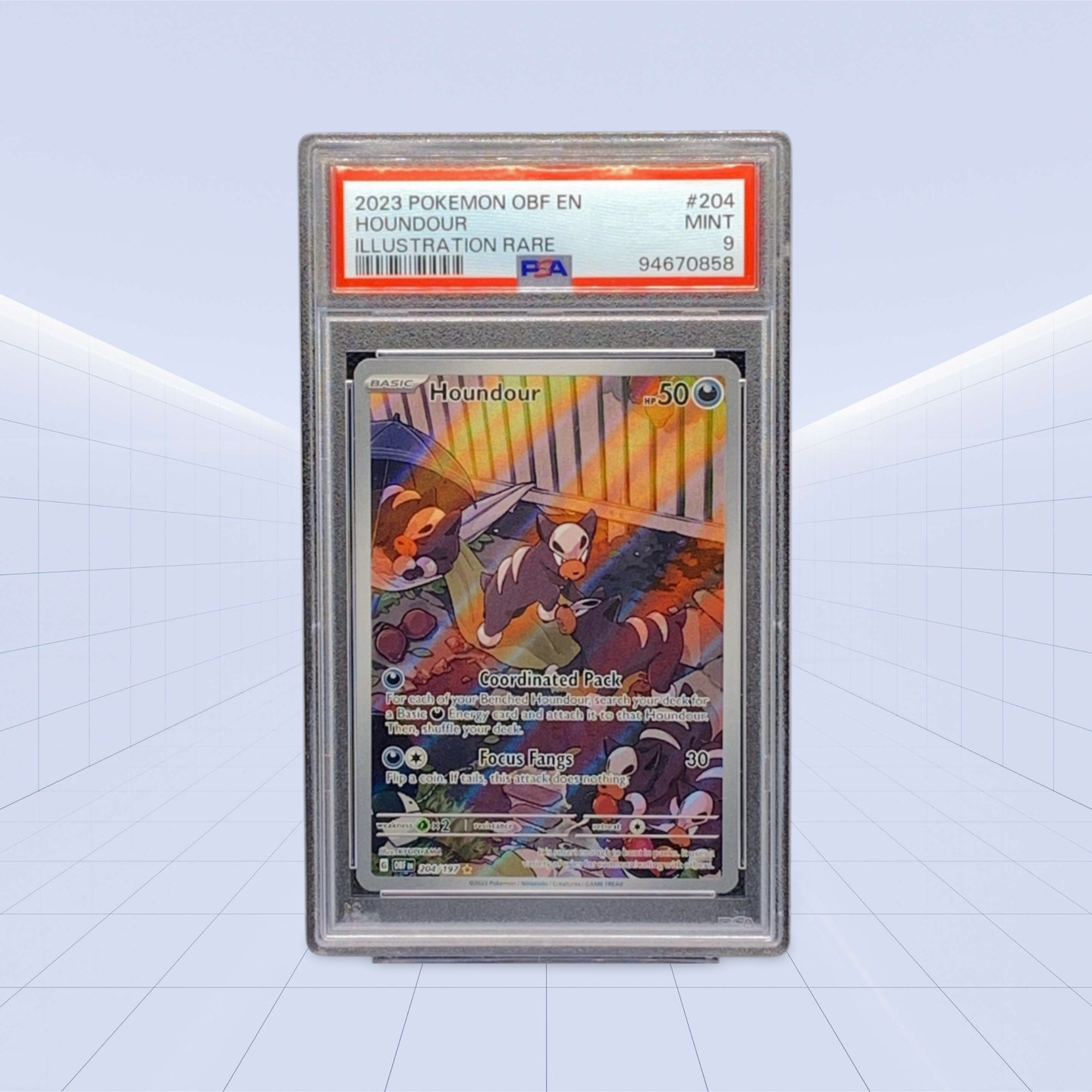 204/197 Houndour PSA MINT 9