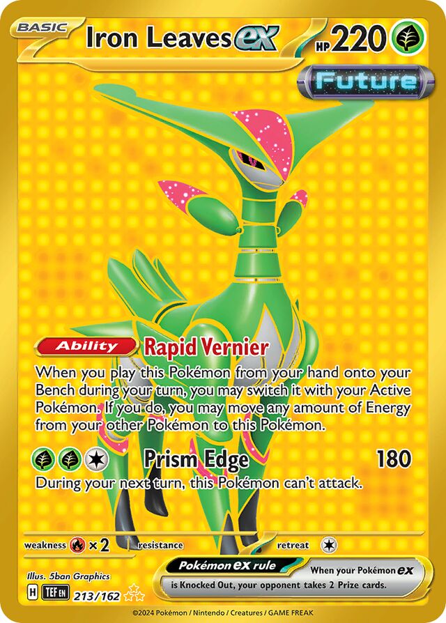 #213/162 Iron Leaves EX