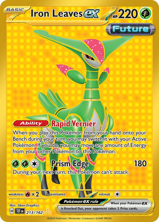 #213/162 Iron Leaves EX