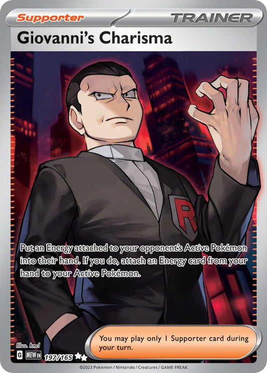 #197/165 Giovanni's Charisma