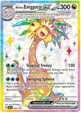 225/191 Alolan Exeggutor EX
