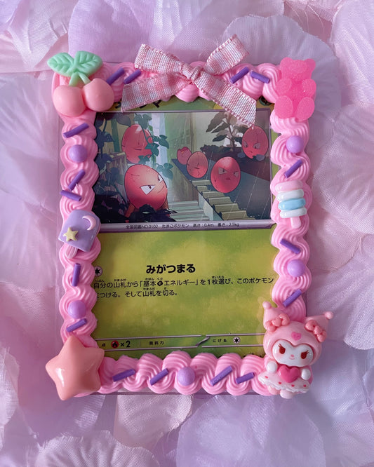 Pink Bow 'Sundae' Decoden Toploader