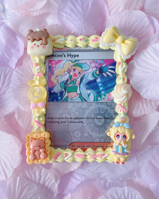 'Sundae' Yellow Decoden Toploader