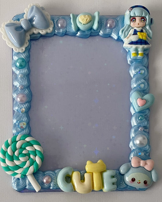 'Your Cute' Blue Decoden