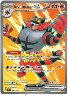 187/162 Incineroar EX