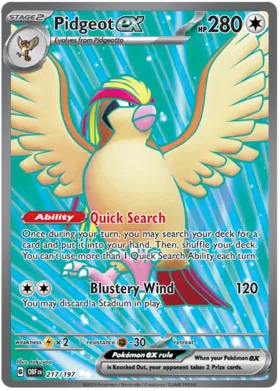 217/197 Pidgeot EX