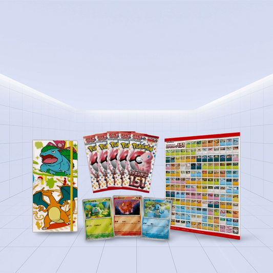 151 Card File Set-Venasaur, Blastoise & Charizard version