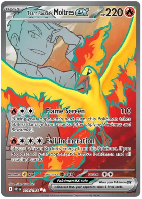 208/182 Team Rocket's Moltres EX