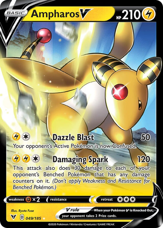 Ampharos V 049/185 Ultra Rare