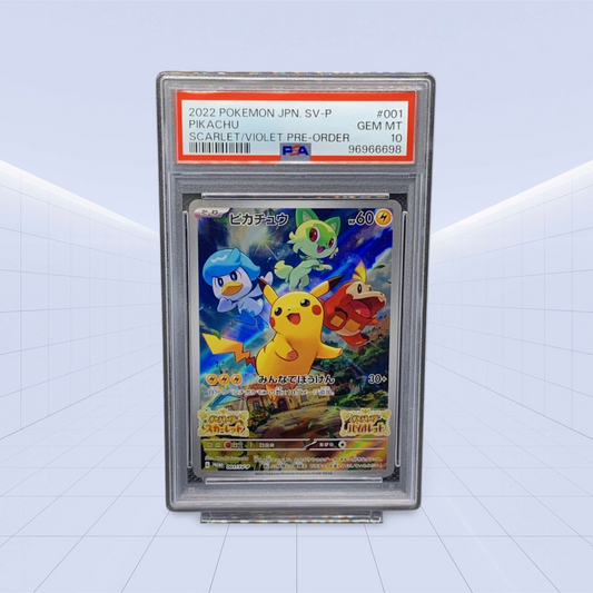 PIKACHU PSA GEM/MT 10