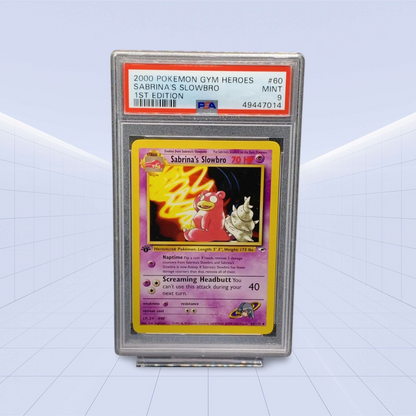 Sabrina's Slowbro 1ST EDITION PSA MINT 9