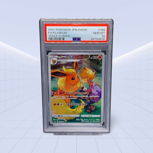 188/184 FA/FLAREON CHR PSA GEM/MT 10