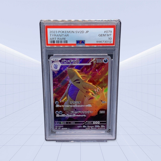 079/071 TYRANITAR ART RARE PSA GEM/MT 10