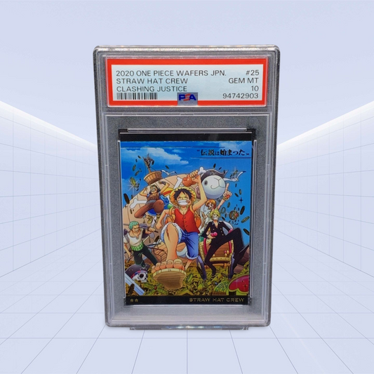 #25 STRAW HAT CREW PSA GEM MINT 10