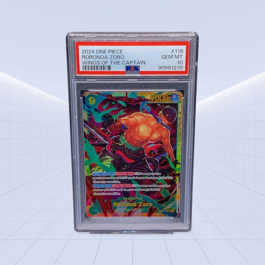 #118 RORONOA ZORO PSA GEM MINT 10
