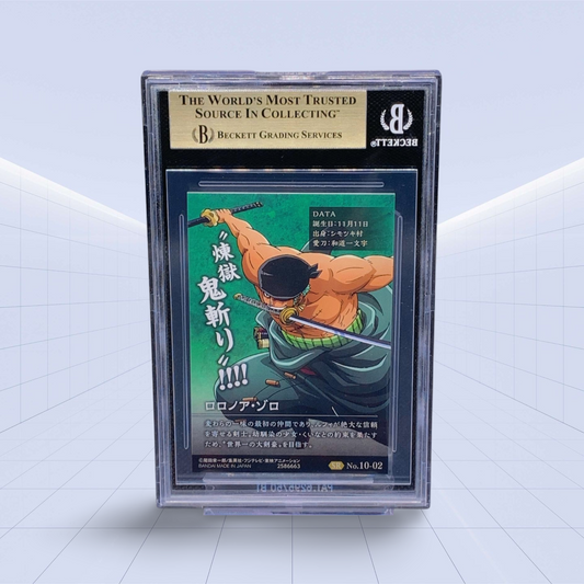 #2 RORONOA ZORO SR BGS GEM MINT 9.5