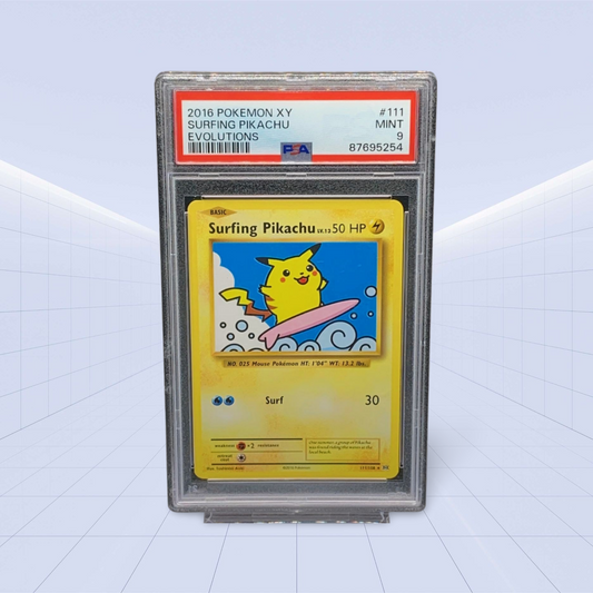 #111/108 SURFING PIKACHU PSA MINT 9