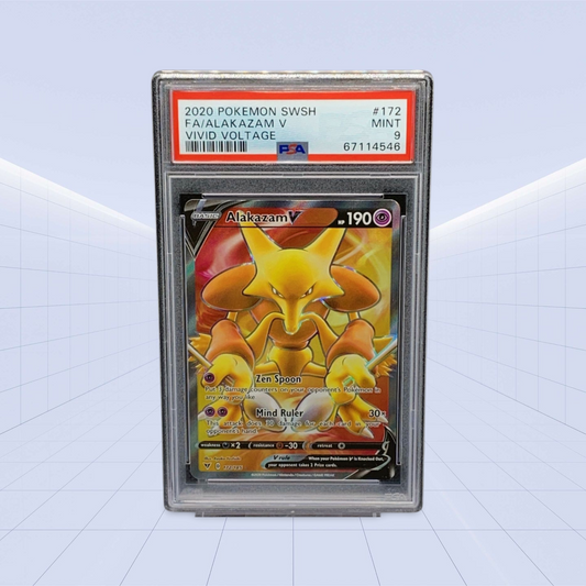 #172/185 ALAKAZAM PSA MINT 9