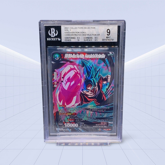 #DB2-001 SR KAIO-KEN SON GOKU BGS MINT 9